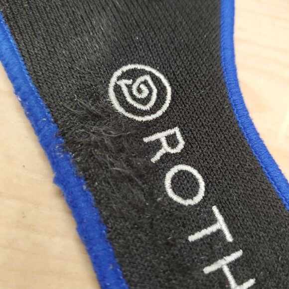 Rothy's Women 9.5/41 Ballet Flat Pointed Toe Knit White Stripe Sustainable Black - Picture 11 of 12